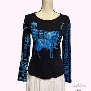 Y2k 2000s vintage Custo Barcelona Long sleeve top